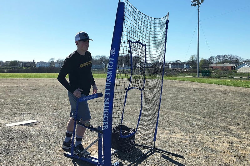 Game Master Louisville Slugger Flex Screen, Blue/Black - Image 4